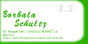 borbala schultz business card